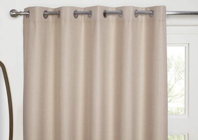 Cosmos (Blackout) Eyelet, Natural - Ready Made Curtains - Image 9